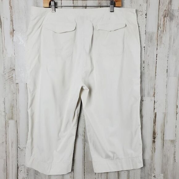 Talbots Stretch Capri Pants Tan Size 18 - Picture 2 of 12
